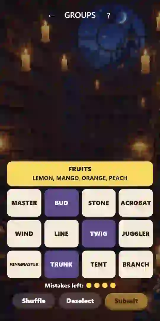 The Groups daily puzzle